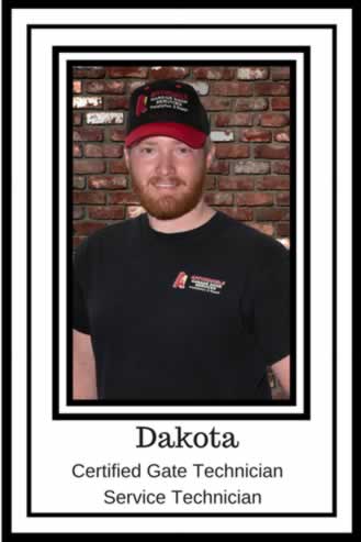 Dakota Clendenen Certified Gate Technician